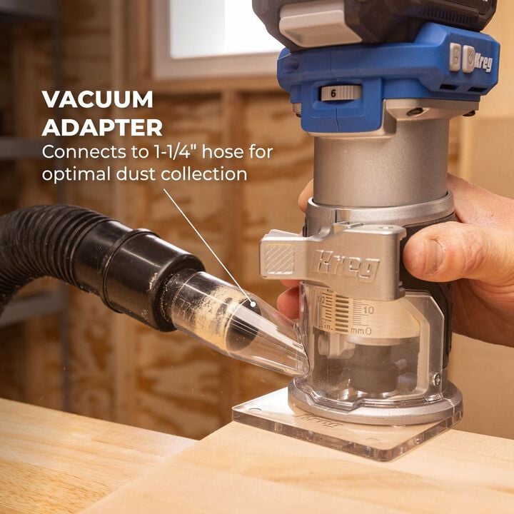 Kreg 20V Ionic Drive 1/4 Inch Trim Router (Bare Tool), large image number 9