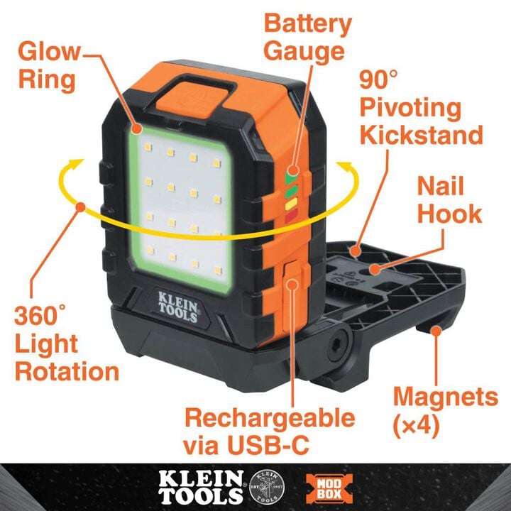 Klein Tools MODbox Rechargeable Area Light, large image number 1