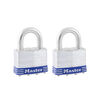 Master Lock 2 Inch Laminated Steel Body 4-Pin Locking Keyed Alike Padlock, small image number 1
