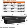 Buyers Products Company 23 Inch x 27 Inch x 71 Inch Diamond Tread Aluminum Crossover Truck Box, Gloss Black, small image number 2