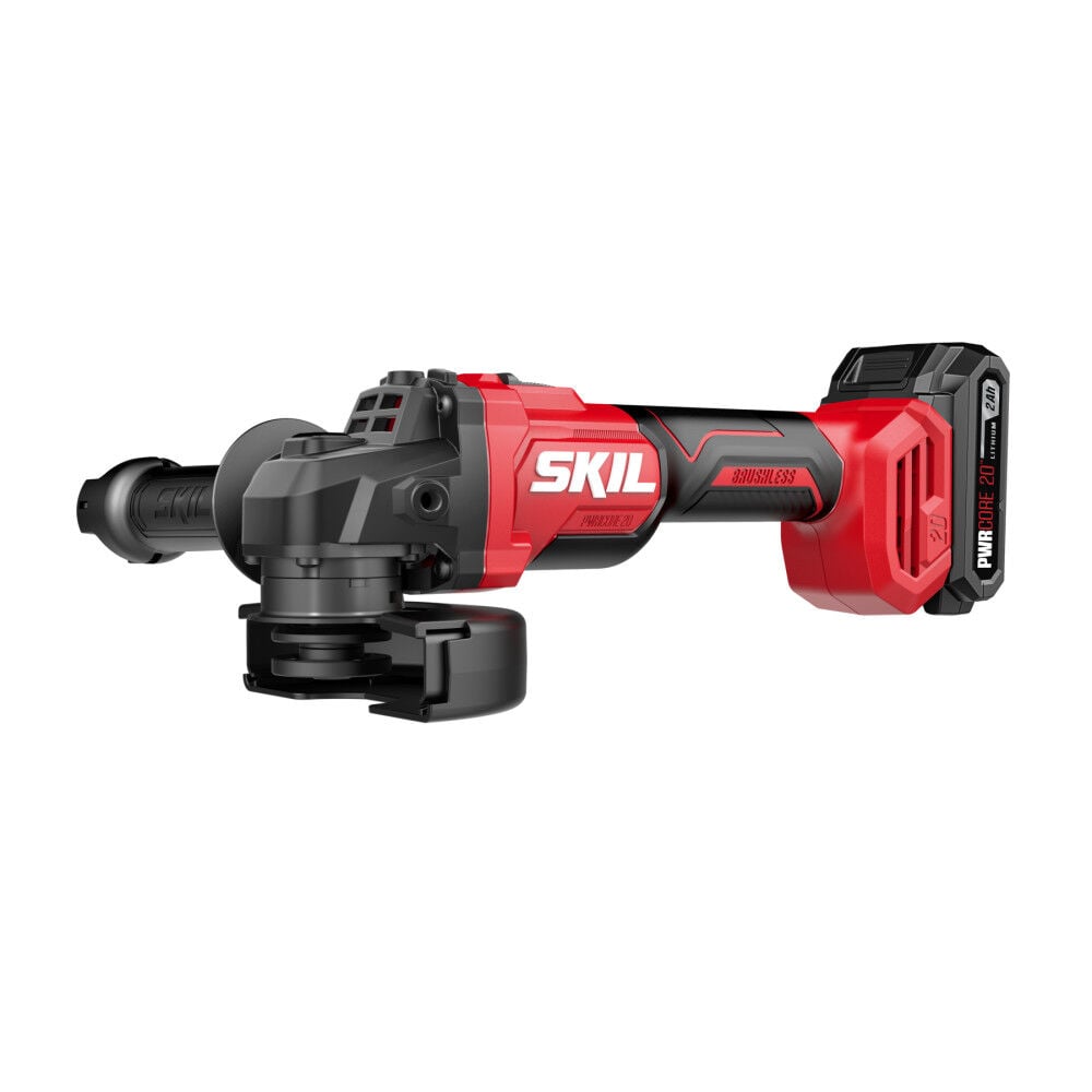 SKIL PWR CORE 20 Brushless 20V 4-1/2 Inch Angle Grinder Kit, large image number 2