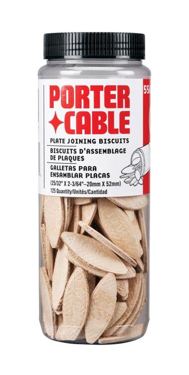 Porter Cable Tube of Plate Joining Biscuits