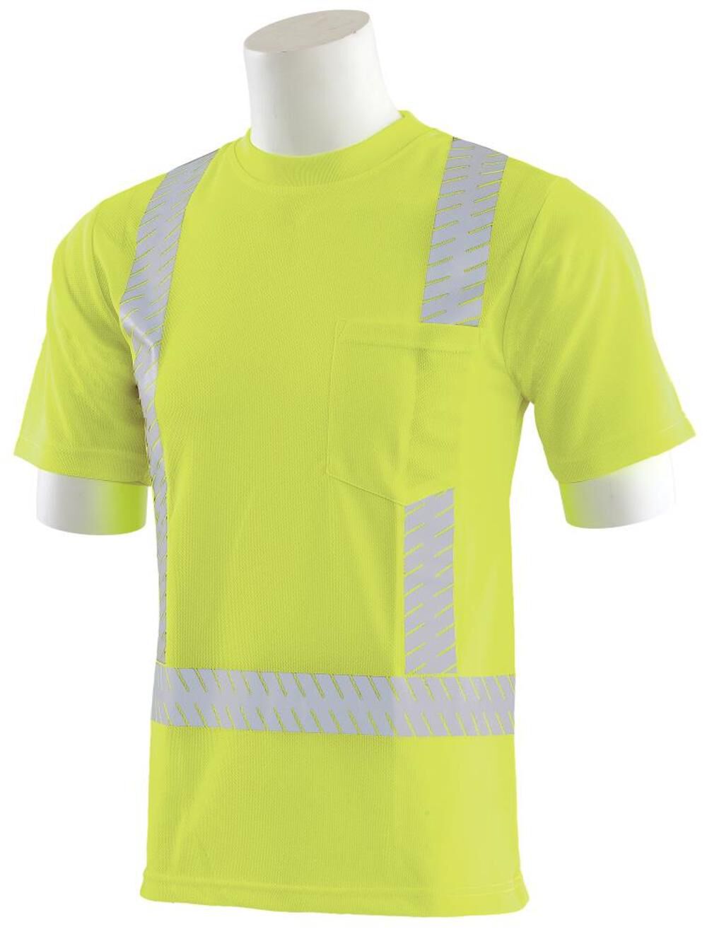 Delta Plus 9006SEG Mesh Class 2 Segmented Tape Lime T-Shirt, Size XL - 62213