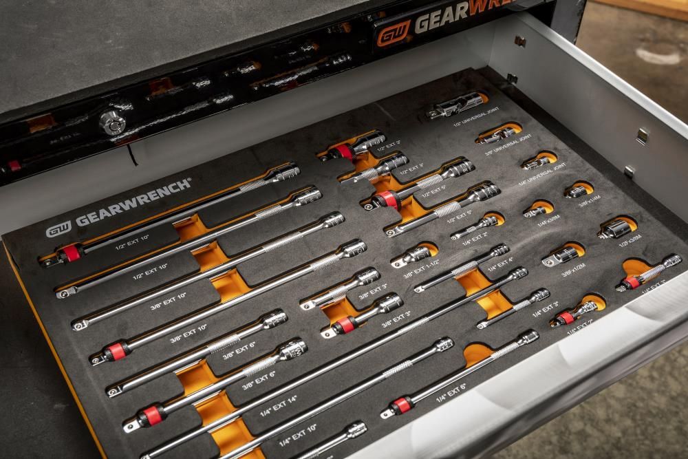 GEARWRENCH Chrome Tool Accessories Set 1/4in 3/8in 1/2in Drive 29pc, large image number 14