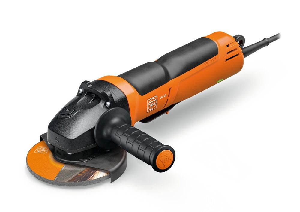 Fein 5 Inch Brushless Angle Compact Grinder with Paddle Switch, large image number 1