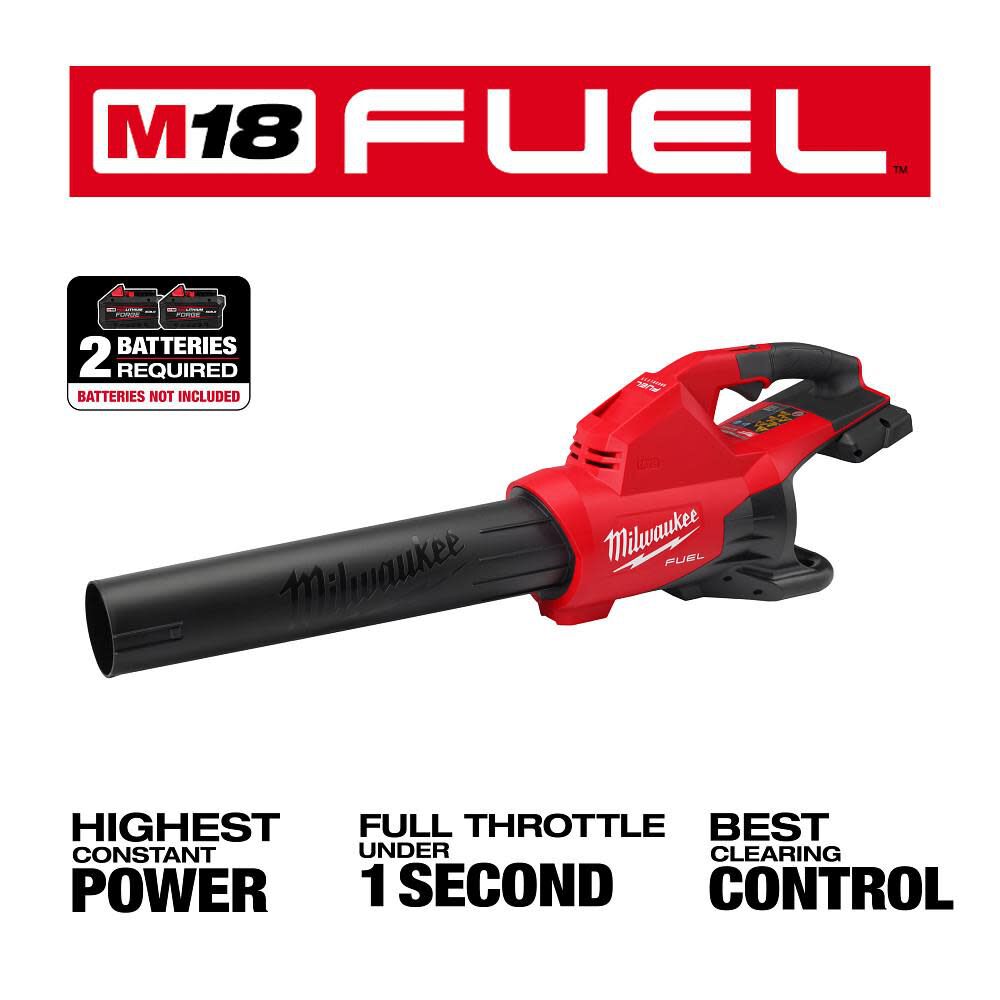 Milwaukee battery shop operated leaf blower