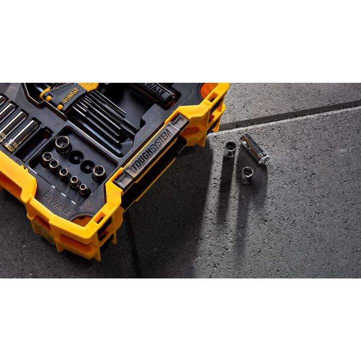 DEWALT Promotional 131 pc. 1/4 in. and 3/8 in. Mechanic Tool Set with TOUGHSYSTEM 2.0 Shallow Tool Trays, large image number 8