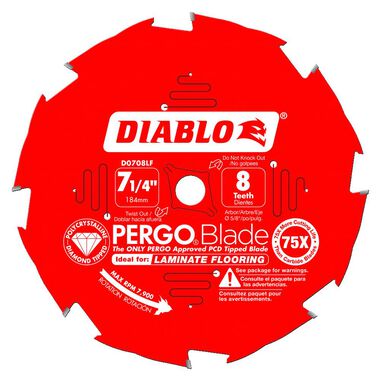 Diablo Tools PERGO Circular Saw Blade PCD Laminate Flooring, large image number 0
