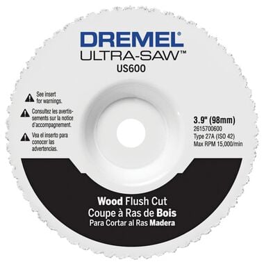 Dremel 4 In. Ultra-Saw Flush Cut-Off Wheel, large image number 0