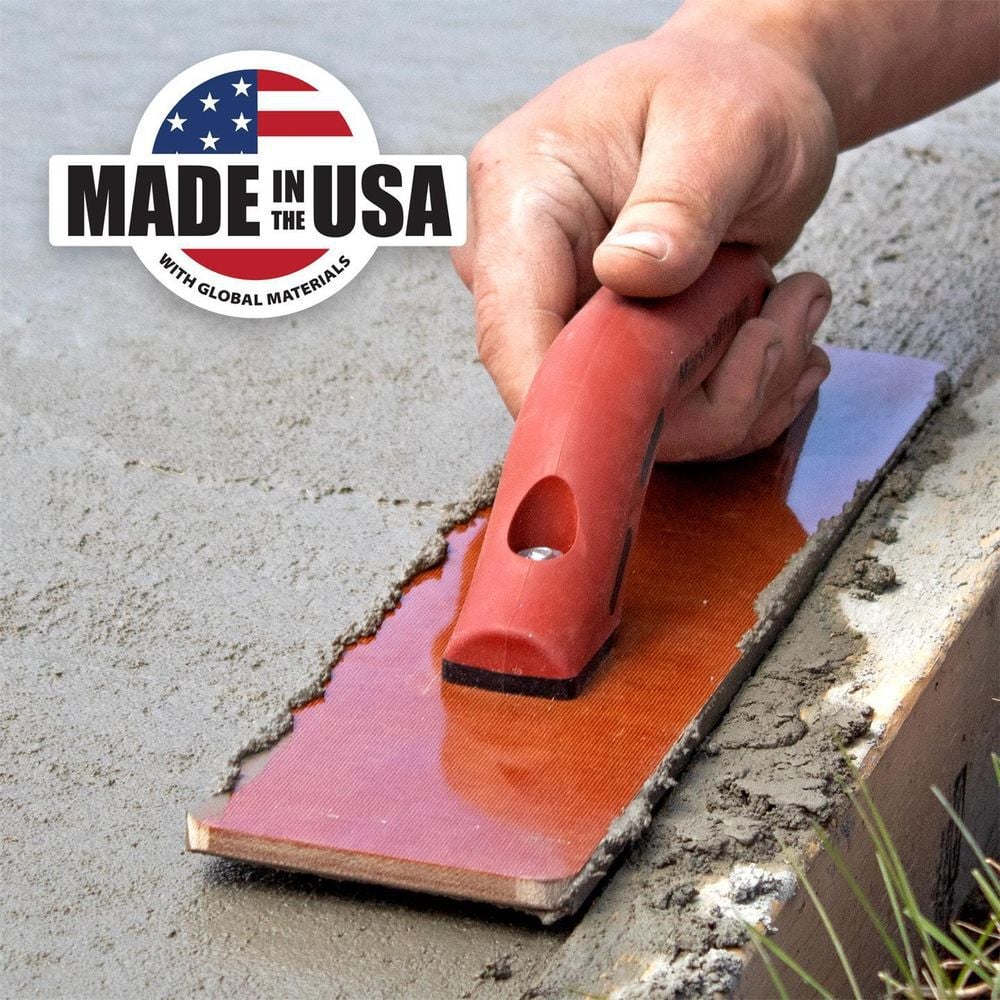 Marshalltown 16 Inch x 3-1/2 Inch Square End Resin Hand Float with DuraSoft Handle, large image number 6