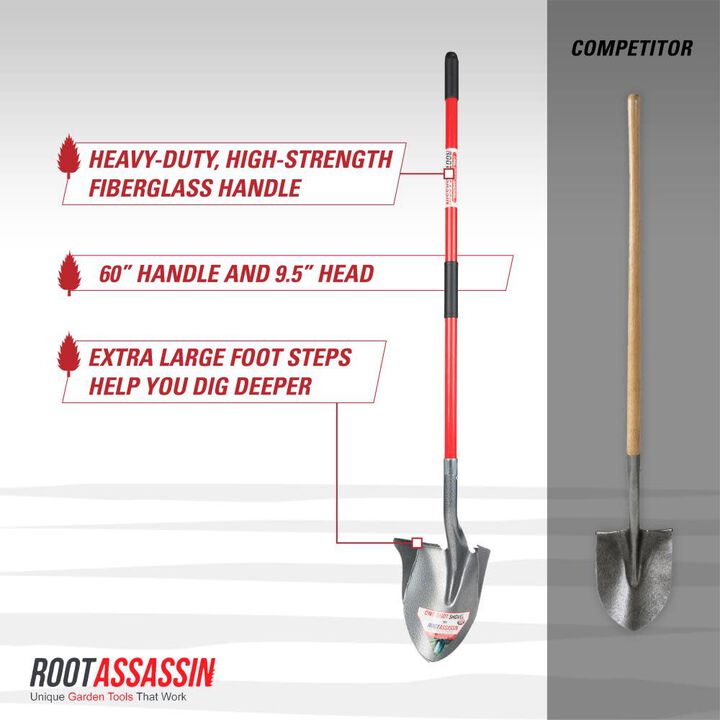 Root Assassin One Shot 60 in Long Handle Shovel, large image number 8
