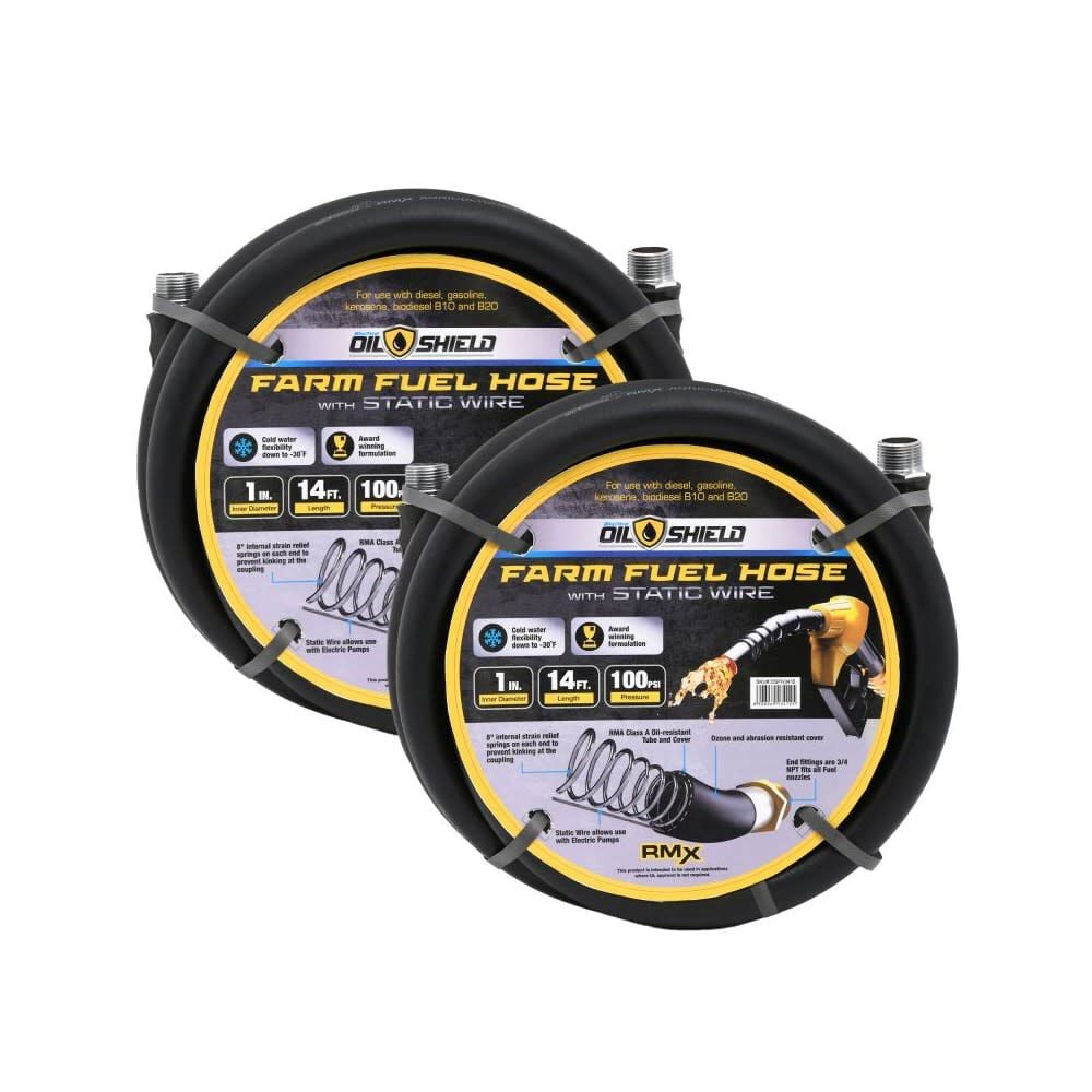 BluBird OilShield 1 Inch x 14 Ft Fuel Hose 2 Pieces, large image number 1