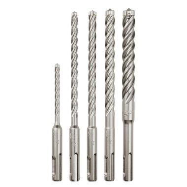 Milwaukee 5-Piece MX4 4-Cutter SDS-Plus Rotary Hammer-Drill Bit Kit, large image number 0