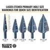 Klein Tools Step Drill Bit #1 Double-Fluted, small image number 3