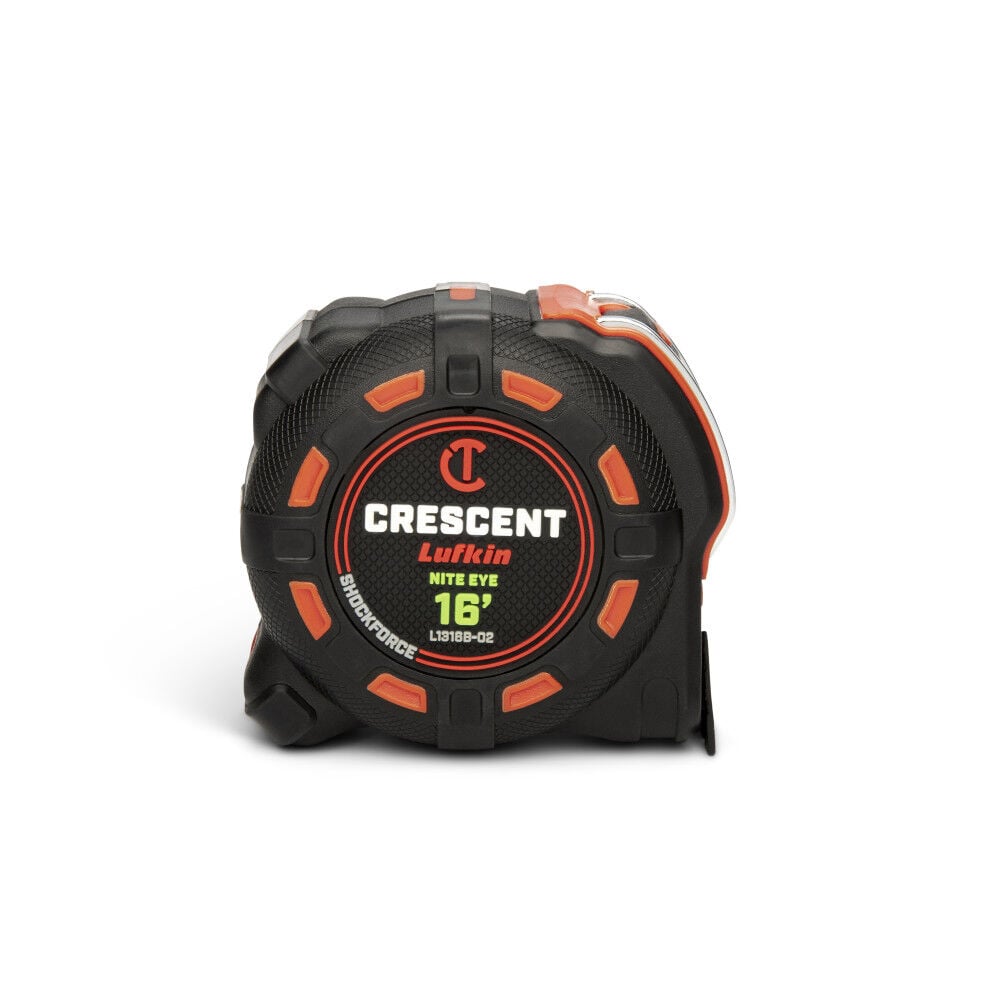 c.m Lufkin 16 ft. Shockforce Nite Eye Dual-Sided Tape Measure at