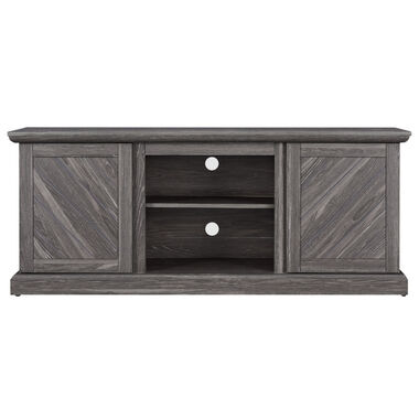 Hearthpro Media Console with Plank Style Doors