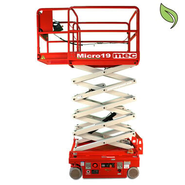 mec 19 Ft. Micro Electric Scissor Lift with Leak Containment System, large image number 5
