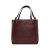 Duluth Pack Pebbled Brown Leather Market Tote, small image number 1