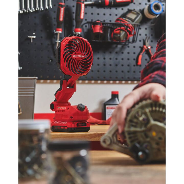 CRAFTSMAN V20 Compact 3-Speed Personal Fan (Bare Tool), large image number 5