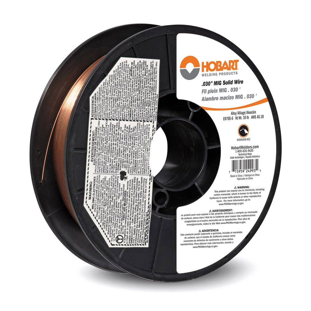 Hobart Solid Wire-ER 70S-6 .030in 10lb, large image number 1