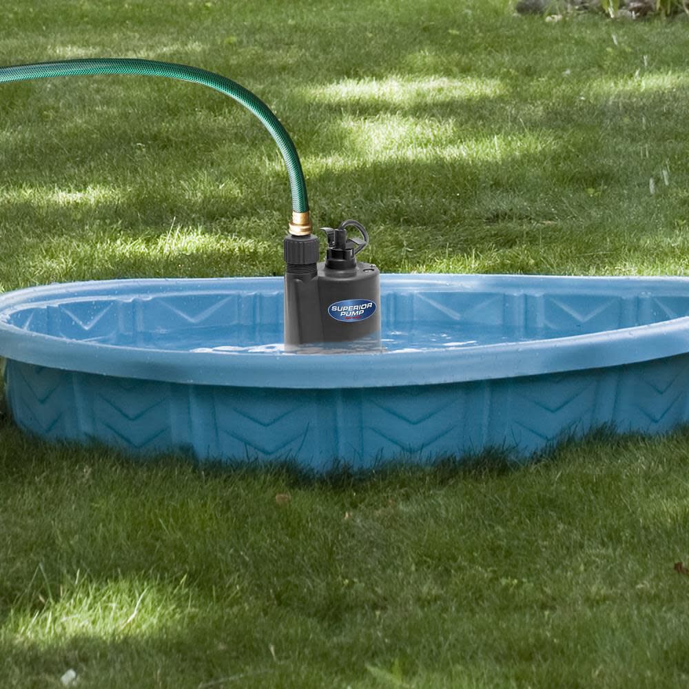 Superior Pump Utility Pump 1/3 HP Thermoplastic 91330 Acme Tools