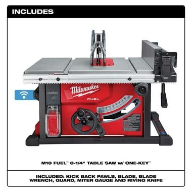 Milwaukee M18 FUEL 8-1/4 in. Table Saw with ONE-KEY, large image number 1