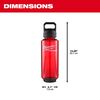Milwaukee PACKOUT 48 Oz Bottle with Chug Lid, Red, small
