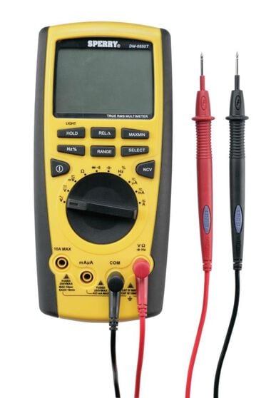 Sperry Instruments True RMS Digital Multimeter 10 Function 10 Auto Range