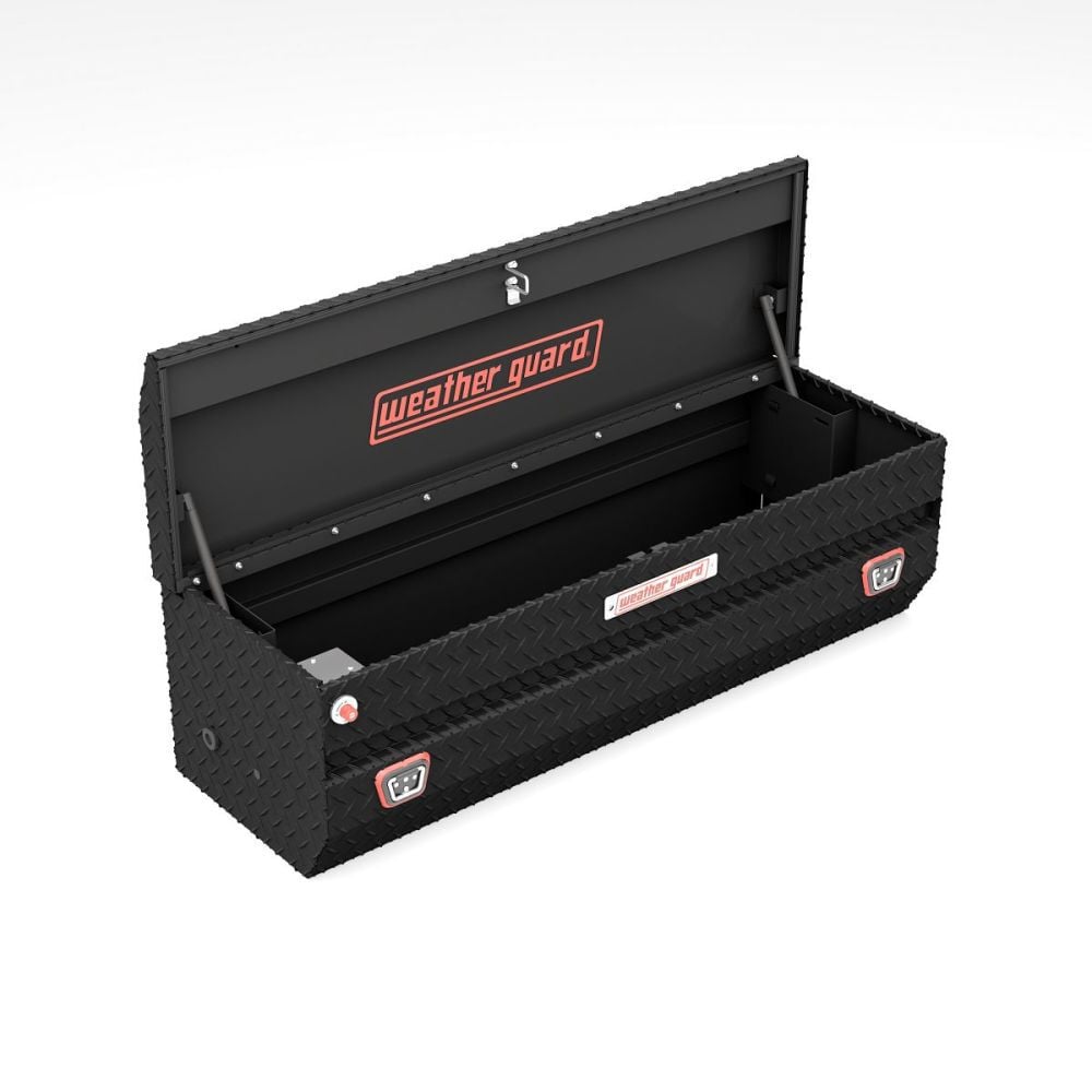 Weather Guard 10 Cu Ft Aluminum All Purpose Full Standard Chest Matte Black, large image number 7