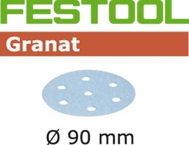 Festool Granat 90 Round P400 Sanding Abrasive - 100pk, large image number 0