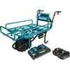 Makita 18V X2 LXT Brushless Cordless Power-Assisted Hand Truck/Wheelbarrow Kit with Flat Bed (5.0Ah), small