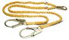 Werner 6ft SoftCoil Twinleg Lanyard (Energy Absorbing inner Core Snap Hook Rebar Hook) Fall Protection Equipment, small image number 1
