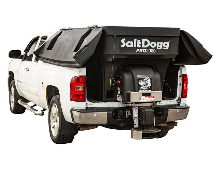 Buyers Products Company SaltDogg PRO2000 2.0 Cubic Yard Electric Poly Hopper Spreader - Auger