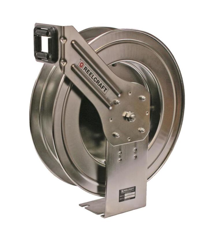 Reelcraft Stainless Steel Hose Reel 3/8in x 70' 300 PSI without Hose, large image number 0