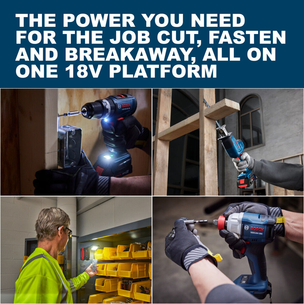 Bosch 18V 4-Tool Combo Kit, large image number 6