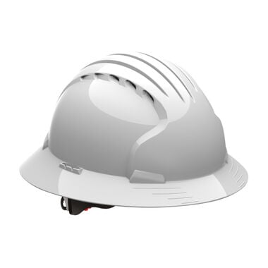 Protective Industrial Products Evolution Deluxe 6161 White Vented Full Brim Hard Hat