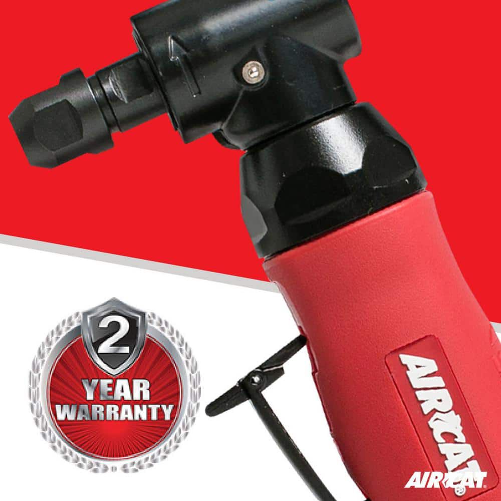 AIRCAT 0.75 HP Pneumatic Angle Die Grinder with Spindle Lock, large image number 7