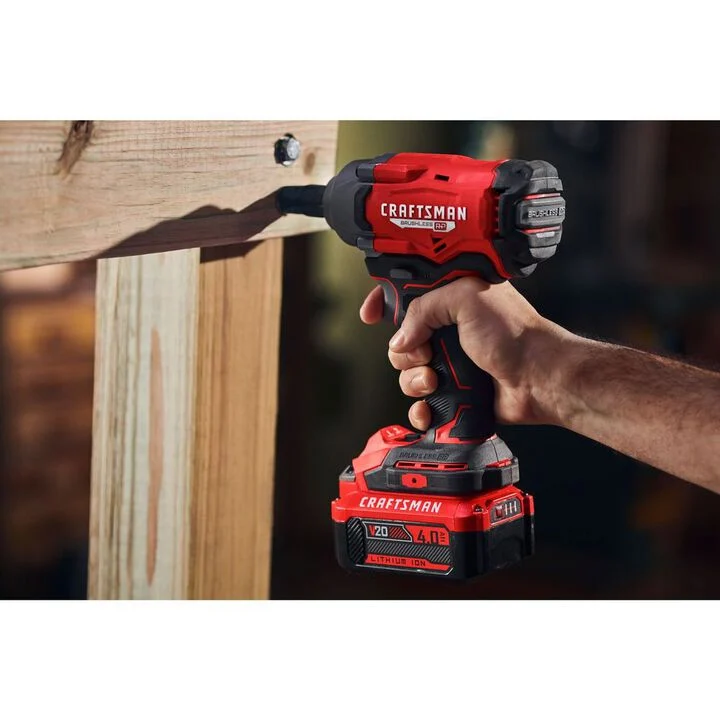 CRAFTSMAN V20 RP Cordless 1/2 Inch Impact Wrench (Bare Tool), large image number 7
