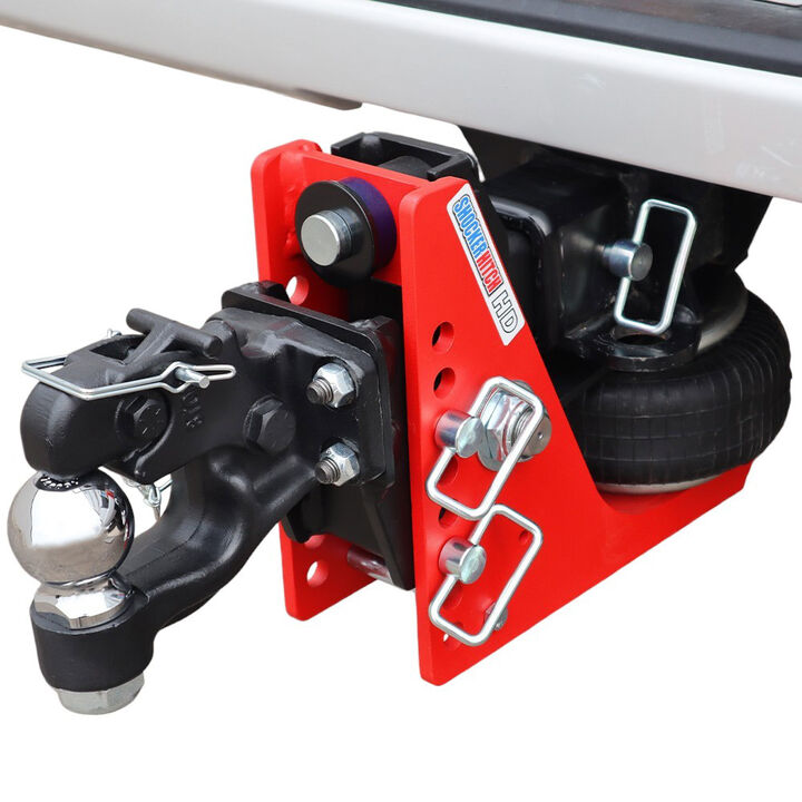 Shocker Hitch HD 20K 2 Inch Air Hitch with 16K Pintle & 2-5/16 Inch Ball, large image number 1