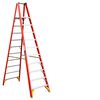 Werner 10-ft Fiberglass 300-lb Type IA Platform Ladder, small