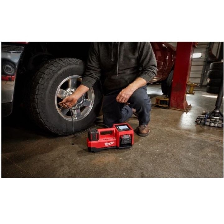 Milwaukee M18 HOTSHOT Jump Starter Starter, XC8.0 Starter Kit, Impact Wrench, Tire Inflator Bundle, large image number 19