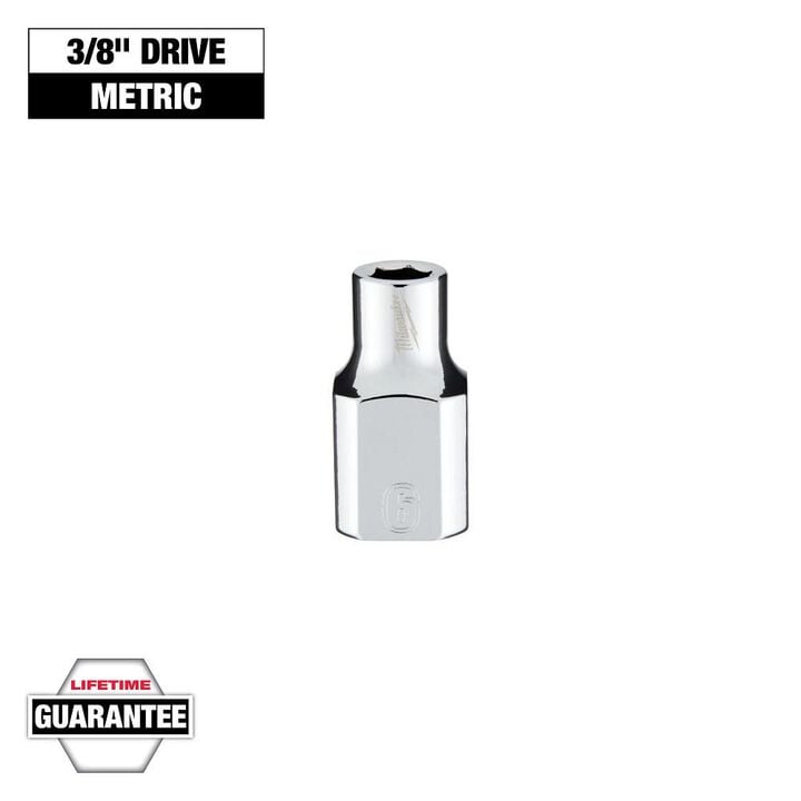 Milwaukee 3/8 in. Drive 6mm Metric 6-Point Socket, large image number 8