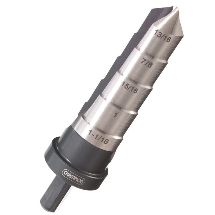 Champion Cutting Tool Heavy Duty Step Reamer 13/16 to 1-1/16in (5 Steps)
