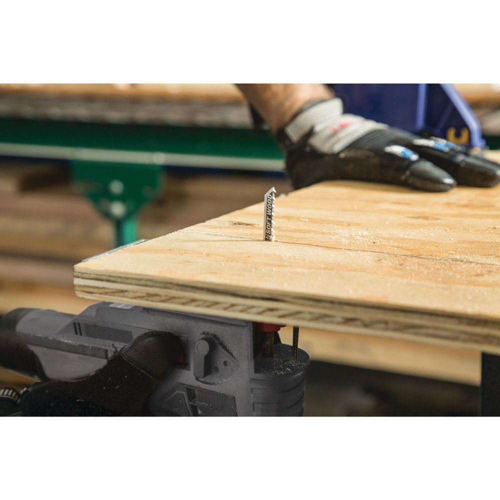 Lenox T-Shank Clean Wood Cutting Jig Saw Blade, 4 in X 5/16 in 10 TPI, large image number 5