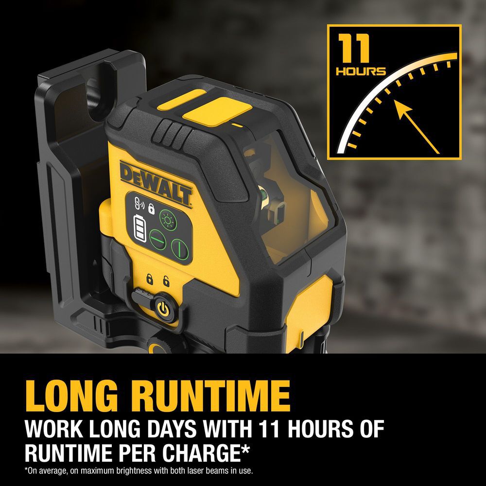 DEWALT USB Rechargeable Red Cross Line Laser Base Kit, large image number 7