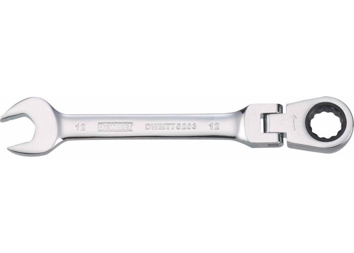 DEWALT 12 mm Steel Flex Head Ratcheting Combination Wrench, large image number 1
