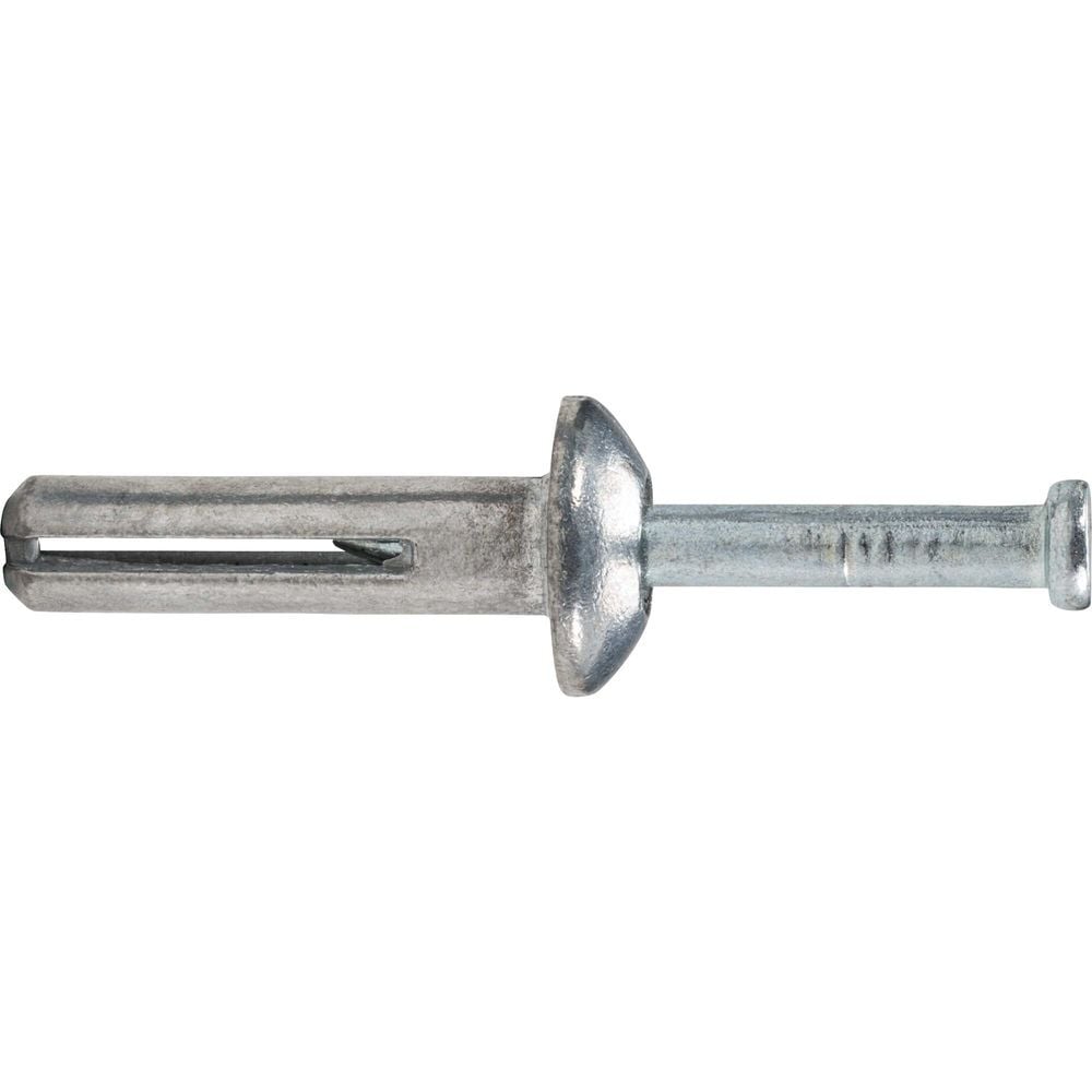 DEWALT Zamac Nailin 1/4 x 1-1/4 Inch Mushroom Head Hammer-Drive Anchor 100 Pieces, large image number 1
