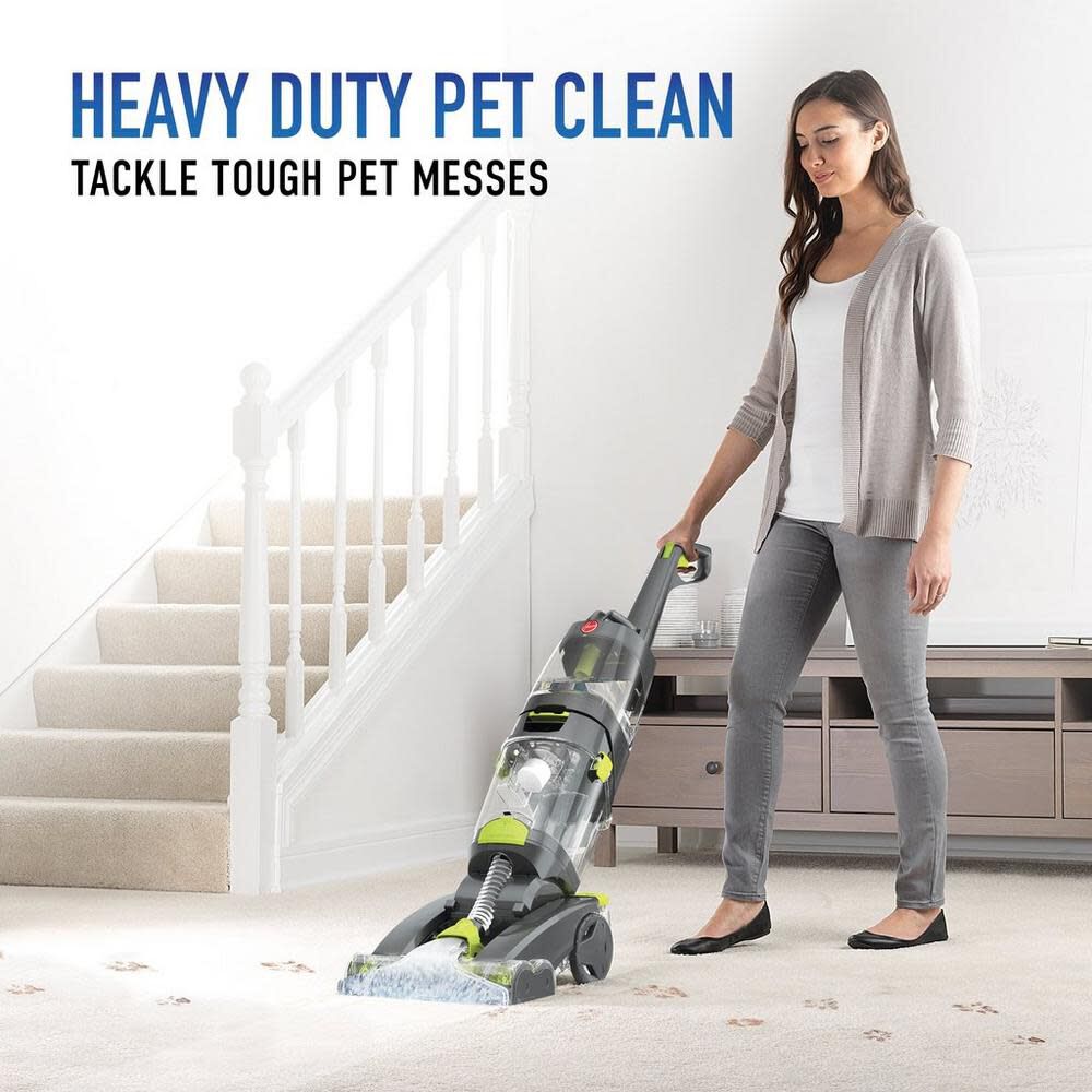 Hoover Residential Vacuum Residential Pro Clean Gray Pet Carpet Cleaner