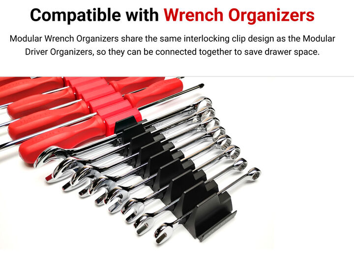 Tekton 40-Tool Modular Driver Organizer Set, Black, large image number 4
