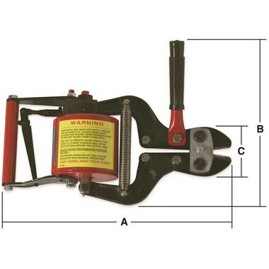 Crescent HK Porter Pneumatic Cutter Light Duty Center Cut